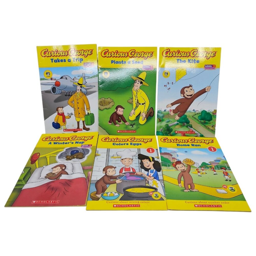Curious George Takes a Trip Books Paperback Mixed Lot of 10 Margret & H.A. Rey